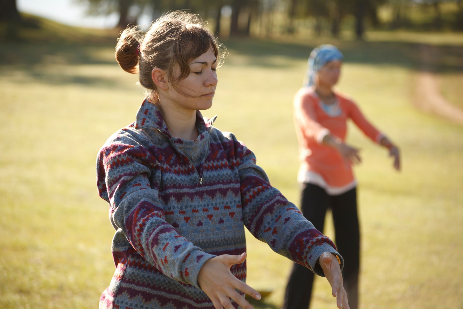 Practicing Qi Gong